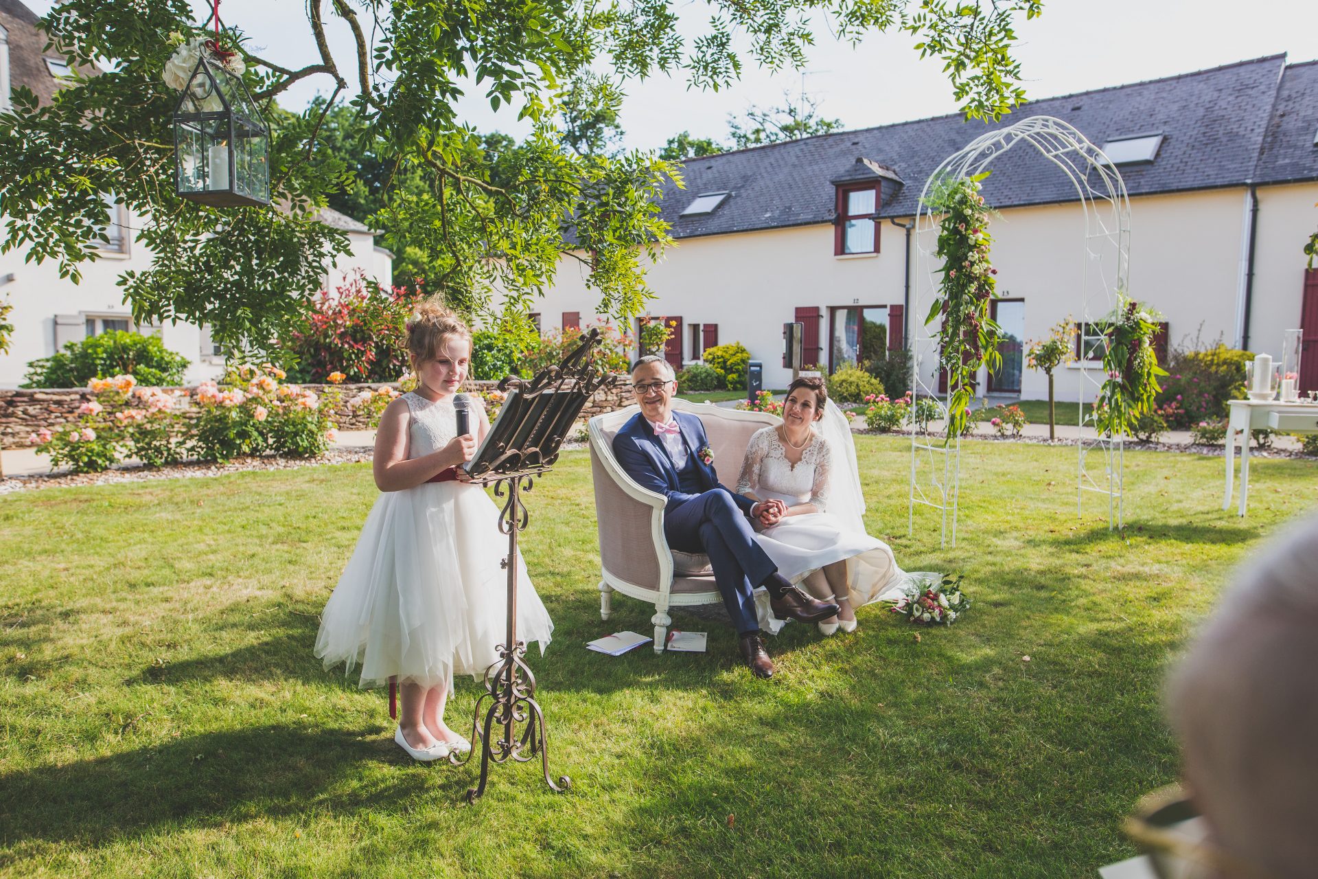 Sterenn Officiante cérémonie mariage Laurence et Philippe Domaine de La Pommeraie